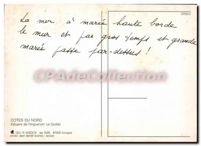 Estuário do Arguenon — O Guildo — IN'EDITÉ — Verso