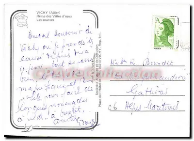 Vichy... ses sources — Société d'Art et de Diffusion, Vichy — Verso