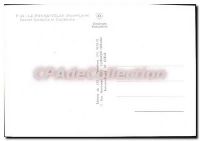 Le Puy-en-Velay — Rocher Corneille et Cathédrale — Éditions LYS — Rückseite