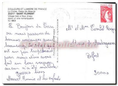 Saint-Florent — dorp aan de waterkant — Éditions Jean-Jaurès-Arcuail — Achterkant