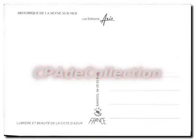 La Seyne-sur-Mer — Storico — Le Edizioni Aris — Verso