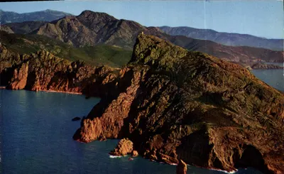 Les Calanches de PIANA — Vistas do mar — Edições 'La Cipone', Route du Vésubie, 20140, Alpes-Maritimes