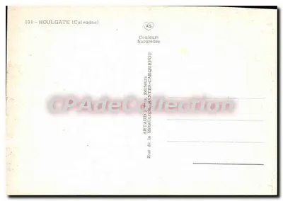 Houlgate — 'Perla da Costa Florida' — Artaud Frères, Nantes — Verso