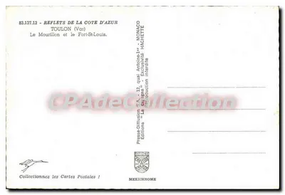 Le Mourillon i Fort-Saint-Louis — TOULON (Var) — Presses-Diffusion S.A. n°83.137.12 — Rewers