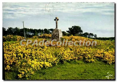 Cruz de Calvário — Erquy-Plages, Bretanha — CPAdeCollection