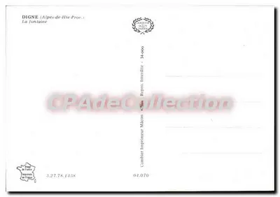 डिग्न (अल्प्स-डे-हॉट-प्रॉवेंस) — फॉनटेन — सीम — पीछे