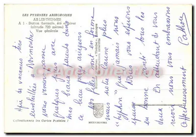 Ax-les-Thermes — Widok ogólny — Wydawca Théjác, numer seryjny nie widoczny — Rewers