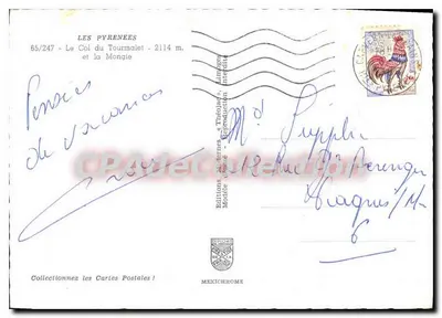 Il Col du Tourmalet - 2114 m. e la Mongie — Edizioni Adrienus & Théodol — Verso