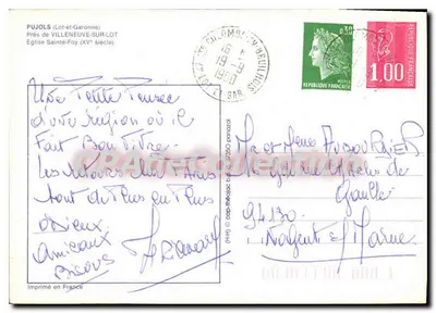 Igreja de Santa Foy — Pujols (Lot-et-Garonne) — Editor IRIS — Verso