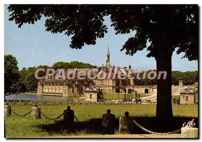 Château de Chantilly — vue du Grand Château et du Petit Château — Édition LECONTE