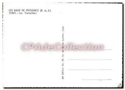 Les Tremaillées — Les Baux-de-Provence — Ediciones de las Piedras, Lyon — Reverso