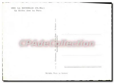Rzeka w parkach — La Rochelle (Charente-Maritime) — Wydawca Elcée — Rewers