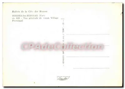 Bormes-les-Mimosas — Algemene uitzicht van het oude dorp — CIM (S.-et-L.) — Achterkant
