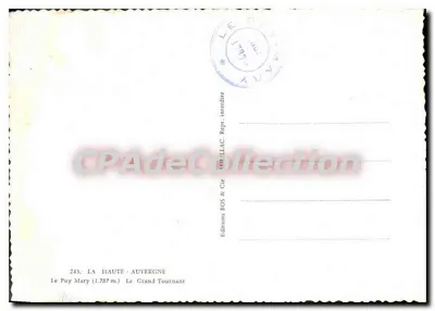 Le Puy Mary — Il Grande Tornante — Edizioni BOS & Cie — Verso