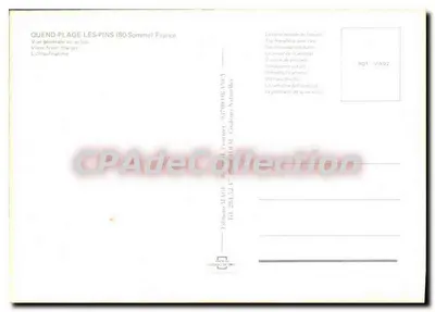 Quend-Plage-Les Pins — widok z lotu ptaka — Wydawnictwo MAGE-36 — Rewers