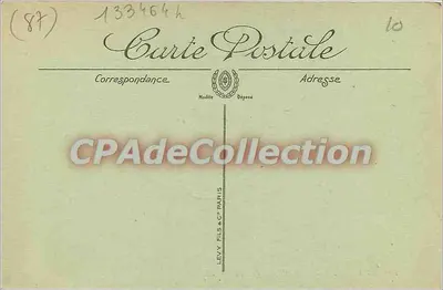 Limoges — Place de l'Hôtel-de-Ville — LL. — Stara pocztówka deCollection — Rewers