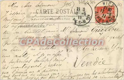Nice — A Dique-Praia — LL. n°21 — Verso