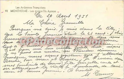 Monthermé — Os quatro filhos de Aymon — Edições Reunidas — Verso