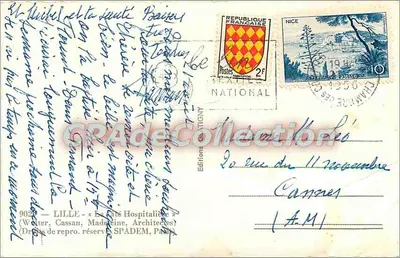 A Cidade Hospitalária — Lille — Edições Tigny — Verso