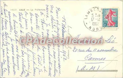 Lille — De Prefectuur — Onbekende uitgever, nr. 148.01 — Achterkant