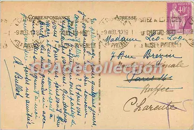 Lourdes - Chorzy i Procesja na Esplanadzie — Wydawnictwo Lourdes, n°62 — Rewers