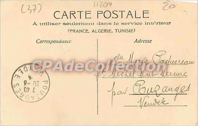 Le Grand Pressigny (Indre-et-Loir) — Torre de defesa — Ch. Arambourou, fot. Châtelle-aux-Loups — Verso