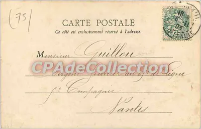PARIS — Arco do Triunfo do Carrousel — B. F., Paris, n°55 — Verso