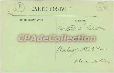 Cherbourg — Statua di Napoleone I° realizzata da Le Véel (Dettaglio) — LL. — Verso
