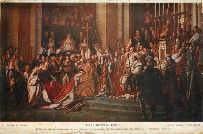 Sacro de Napoleão Iº — Museu do Louvre — Deschiens, Editor