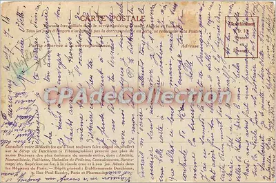 Sacro de Napoleão Iº — Museu do Louvre — Deschiens, Editor — Verso