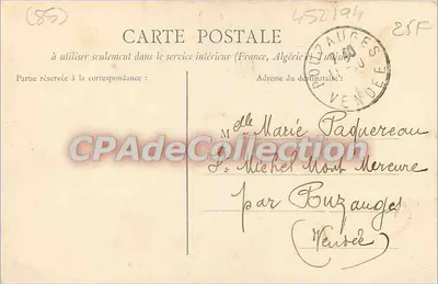 La Roche-sur-Yon — Capela do Convento — Mme Milbeau, fot.-edit. — Verso