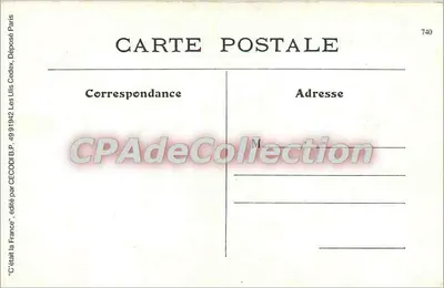 Vendedora de Maçãs — Traje de PONT-L'ABBÉ — La Bresse (editor não visível) — Verso