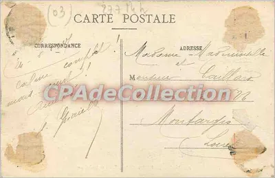 Arredores de VICHY-CUSSET - Les Malavaux — 654 — Editor não identificado — Verso