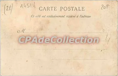 Châteaudun — Zamek, Wieża i Kaplica — E. L. D., Paryż — Rewers