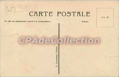 Gien (Loiret) — A Estátua de Vercingétorix — Edição Lioret — Verso