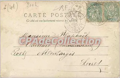 Castelo de Chambord — Loir-et-Cher — Editor Guérin & Cie, n° 48 — Verso