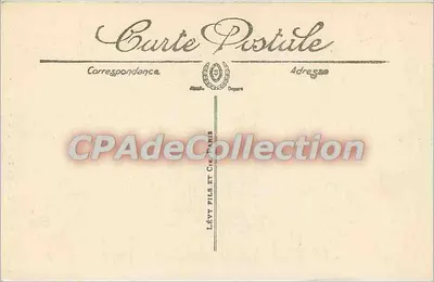 Carta Postal — Correspondência — Lévy Fils et Cie, Paris — Verso