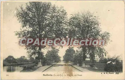Salbris (L.-et-C.) — Entrada do Ponte — B. F., PARIS
