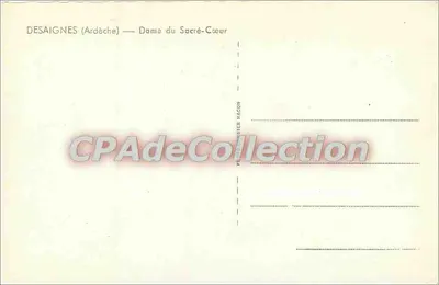 Desaignes (Ardèche) — Dame du Sacré-Cœur — éditeur Perizo & Magon — Verso