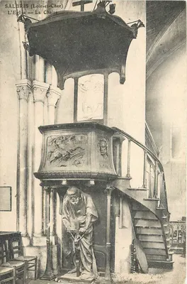 Salbris (Loir-et-Cher) — A Igreja — A Púlpito