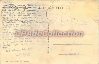 Lago do Bourget — A Abadia de Hautecombe — editor Braun & Cie, imp. Edif. Montabe-Dormach, n° 25289 c — Verso