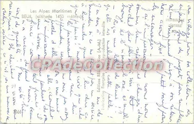 Beuil — Die Alpes-Maritimes — Editions REILLY (A.M.) — Rückseite