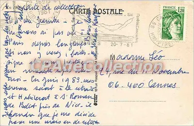 Cauterets — Piazza del Comune — editore CTT 4 — Verso