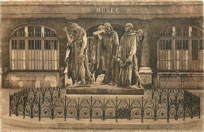 Os Burgueses de Calais — obra de Rodin — Calais