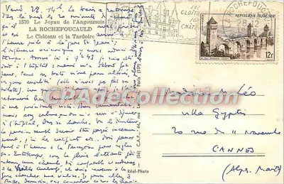 O Castelo de La Rochefoucauld — A Tardoire — editor Cap — Verso