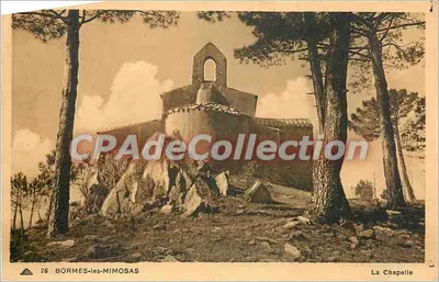 Bormes-les-Mimosas — La Chapelle — CPAPadeCollection n°26