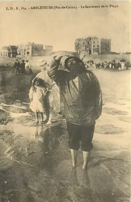Ambleteuse (Pas-de-Calais) — A Vista do Salvador da Praia — L.D.B. 884
