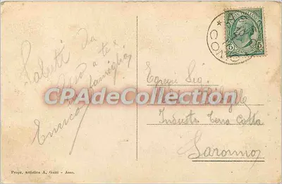 Assso - Cascata della Vallategna — editor A. Gaiti — Verso