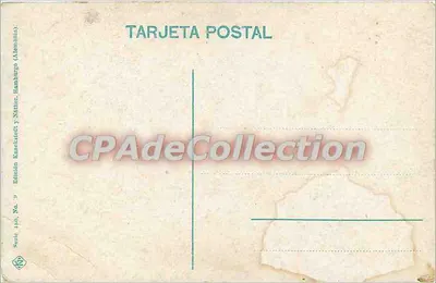 Escorial-Monasterio — Vista geral — Edição Knackstedt y Nähler, Hamburgo (Alemanha), Série 490, N° 9 — Verso