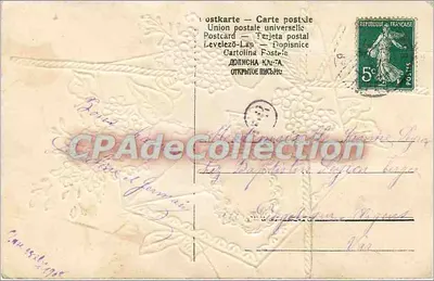Dziecko w kopercie — fiolet — wydawca nieznany, numer serii nie widoczny — Rewers